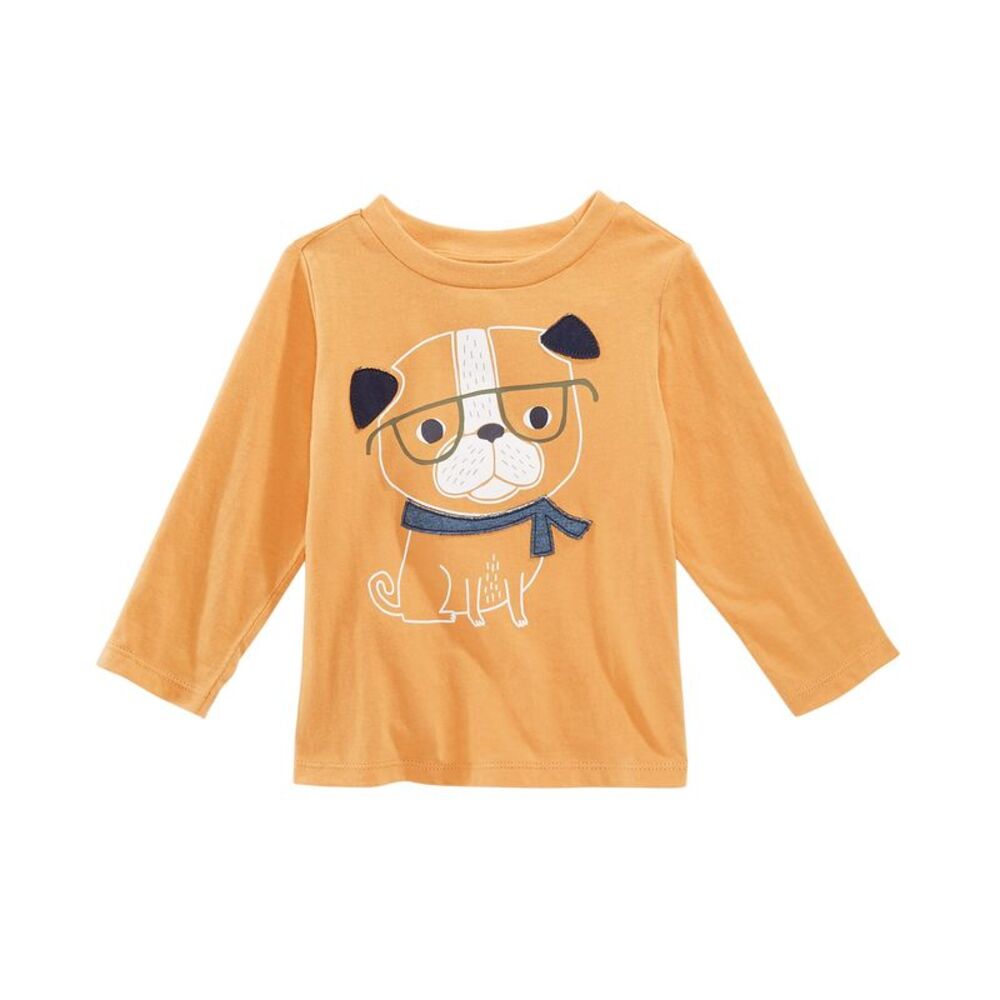 First Impressions Baby Boys Dog Print Cotton T-Shirt